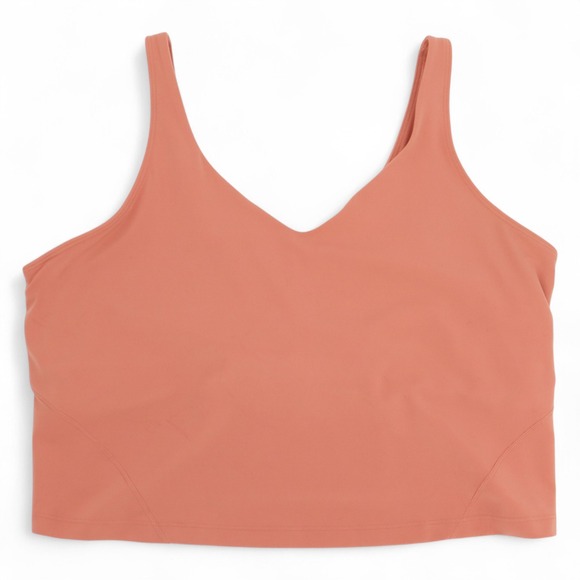 Lululemon Align Tank Top Size 18 Peach Yoga Light Support Workout Athletic - Picture 1 of 5